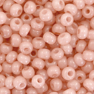 Perle de rocaille vieux rose - 4mm